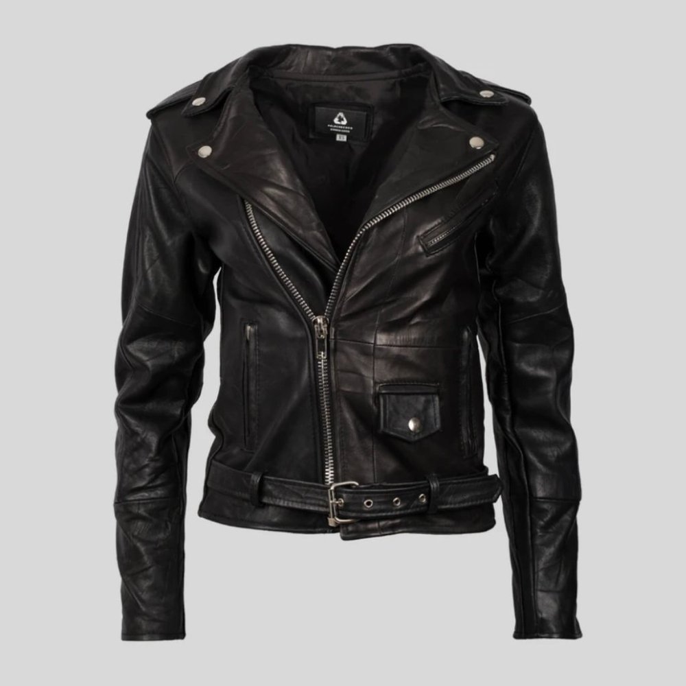 Genuine Leather Biker Jacket